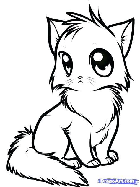 Kitten Coloring Pages To Print Out At Free Printable