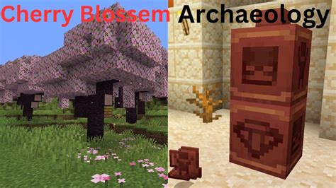 Minecraft CHERRY GROVE ARCHAEOLOGY SNIFFER AND MORE 1 20 YouTube