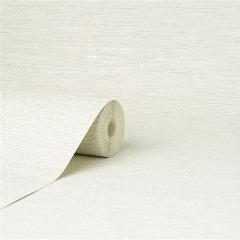 Miya Grasscloth Cream Textured Wallpaper Fine Decor