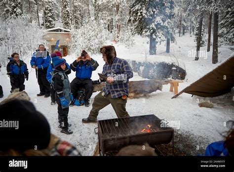 Finnish Rovaniemi A City In Finland And The Region Of Lapland Santa