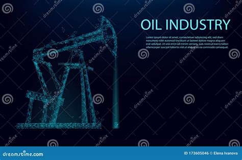 Oilfield Drilling Oil Or Natural Gas Rig Poster Brochure Flyer Design