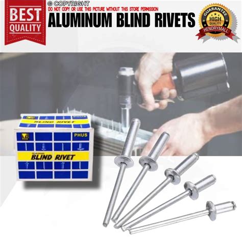 Aluminum Blind Rivets Rivet Pcs To Pcs Per Box Lazada Ph