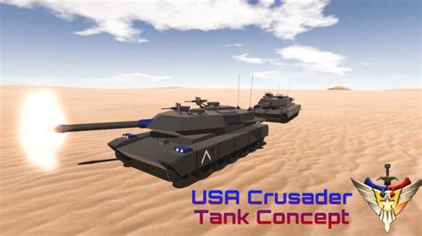 SimplePlanes | USA Crusader Tank Concept