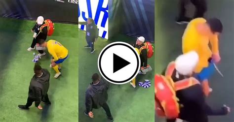 WATCH Cristiano Ronaldo Rubs Jersey Against His Crotch Fumes At