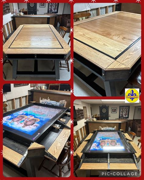 My finished gaming table! Handmade over 3 months! [OC] : r/DnD