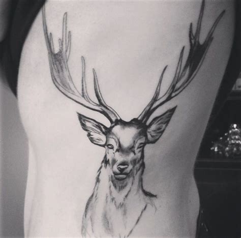 Stag head tattoo | Head tattoos, Animal tattoo, Tattoo inspiration