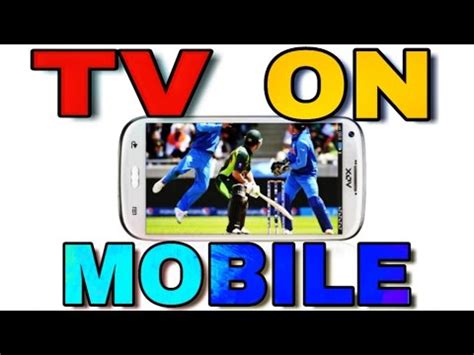 Watch Live TV On Android Mobile Phone Best Apps For Android HD