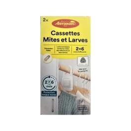 Boite cassette anti mites et larves de vêtement 2 fois 6 mois d efficacité