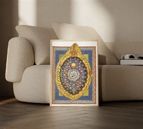 Hildegard Of Bingen Scivias I God Cosmos And Humanity Print