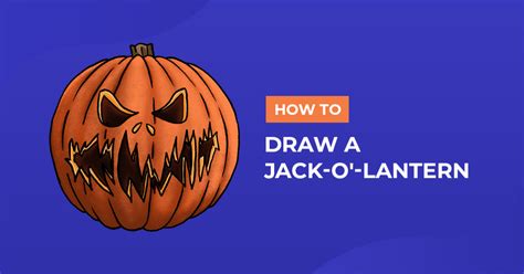 How To Draw A Jack O Lantern Design School