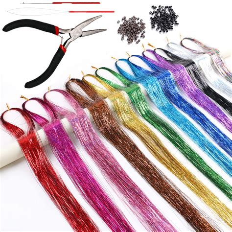 Amazon Hair Tinsel Kit With Tool Fairy Hair Tinsel Kit Inches