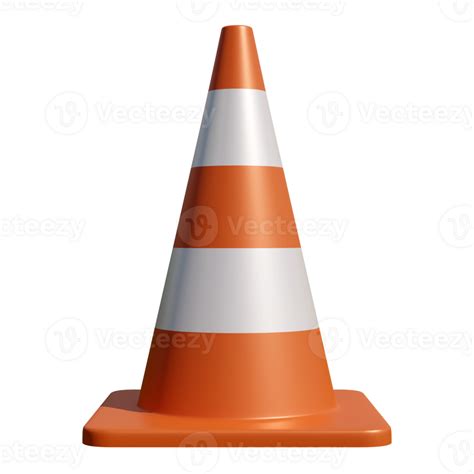 Realistic Traffic Cone 3d Illustration 29200645 Png