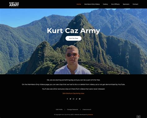 Kurt Caz Army - Subscription Website - Artenko - Gaming Art Design ...