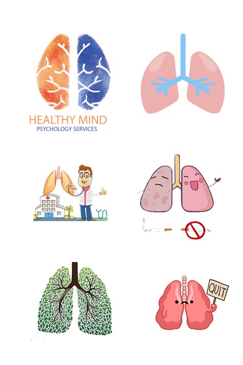 手绘医疗肺部肺炎治疗免扣元素 肺部肺树素材