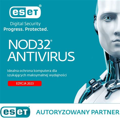 ESET NOD32 Antivirus EDYCJA 2023 1PC 1 Rok NOWA ERLI Pl