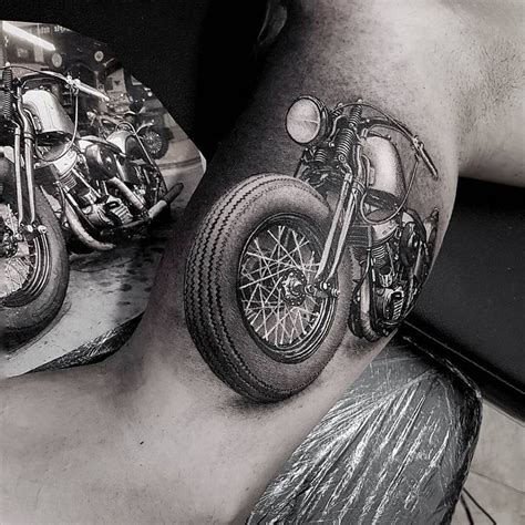 Bikingtattoo Tatuagem De Motos Tatuagens De Moto Tatoo