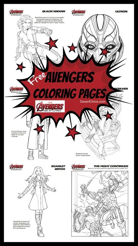 Free Avengers Age Of Ultron Coloring Pages Avengers Coloring Pages