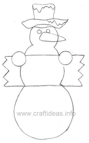 Image Result For Free Printable Primitive Snowman Patterns Snowmen