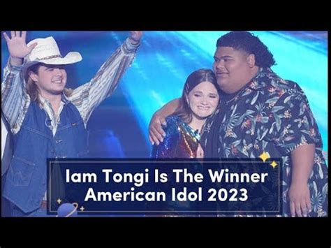 A New American Idol Has Been Crowned Iam Tongi Is The Winner American