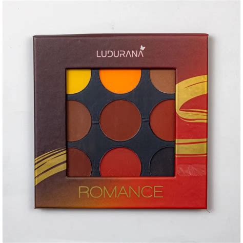 Paleta De Sombras Romance Cores Efeito Matte Ludurana Shopee Brasil