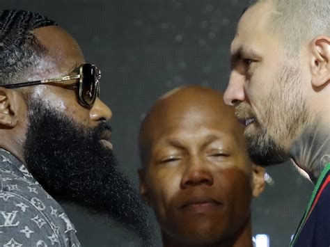 Photos Adrien Broner Ivan Redkach Face To Face At Kickoff Presser