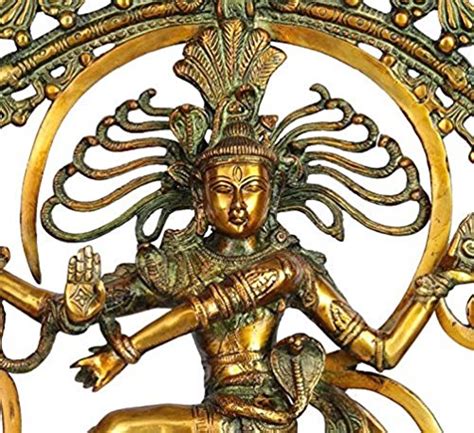 Buy ARTVARKO Brass Metal Natraj Idol Murti Om Nataraja Idiol Large