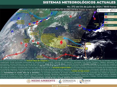 Tormenta Tropical Aletta Se Forma En El Pac Fico Peri Dico El Orbe