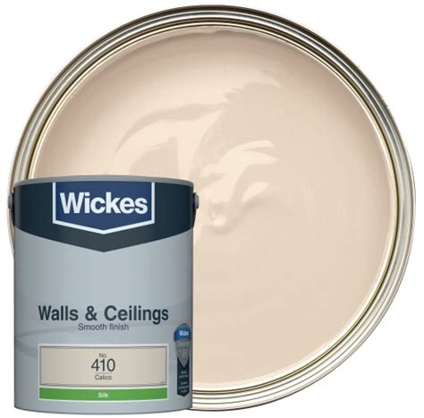 Wickes Calico - No. 410 Vinyl Silk Emulsion Paint - 5L | Wickes.co.uk