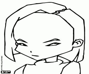 Coloriage Code Lyoko à imprimer