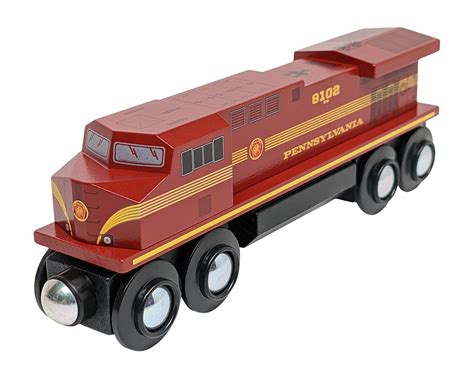 Pennsylvania Railroad Diesel Locomotive wooden train | Choo Choo Track ...