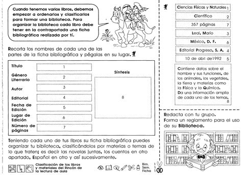 Clasificar y ordenar rincón de lectura 5to grado Quinto grado