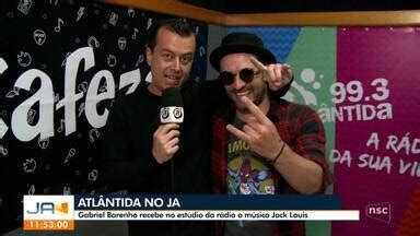 Jornal do Almoço Chapecó Atlântida no JA músico Jack Louis fala da