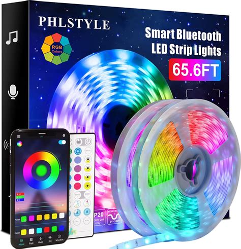 Amazon 65 6ft 20m LED Lights PHLSTYLE LED Lights Strip For