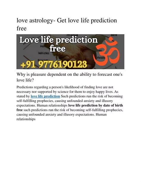 PPT Love Astrology Get Love Life Prediction Free PowerPoint