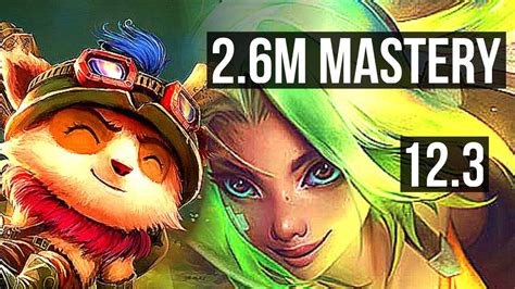 Teemo Vs Zeri Mid 8 1 7 2 6m Mastery 900 Games Rank 10 Teemo