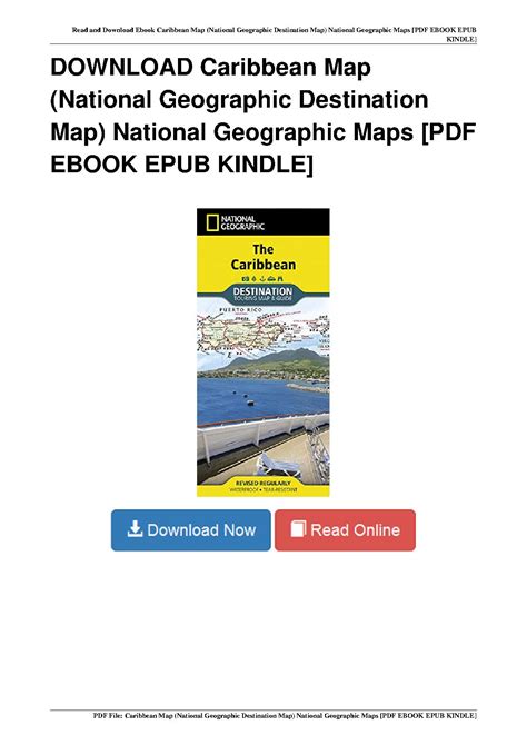 VIEW KINDLE PDF EBOOK EPUB Caribbean Map National Geographic