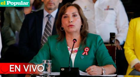 Mensaje a la Nación de Dina Boluarte Mira AQUÍ el discurso completo