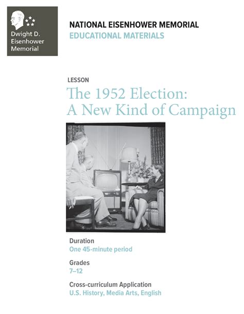 The 1952 Election: A New Kind of Campaign | Eisenhower Foundation