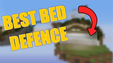 Minecraft The Best Bed Defence In Bedwars Hypixel Youtube