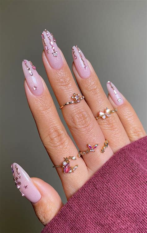 Glitter Nail Art Ideas For Glimmering Festivities Charming Festive Nails