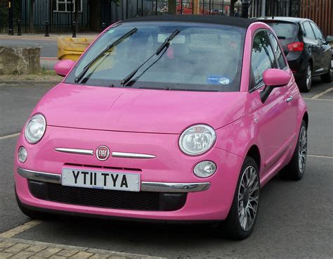 Pretty In Pink Fiat 500 Coulby Chap Flickr