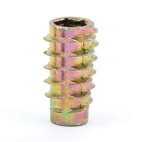 E Z Lok Threaded Insert Zinc Hex Flush Internal Threads