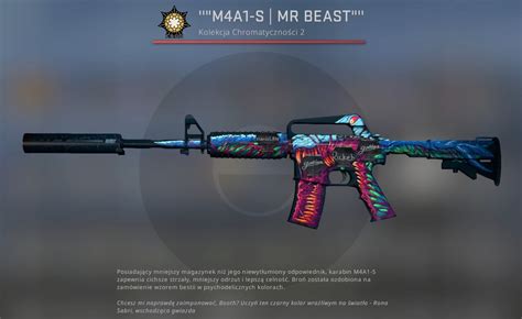 M4A1 S Hiperbestia MW CSGO skin skórka TAG NAZWA 9257888043