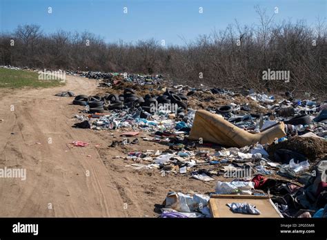 Amazing Ecological Pollution In Hungary Near A Town There Is A Lot Of