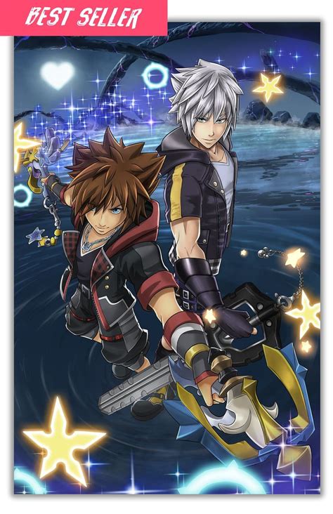 Kh3 Sora And Riku Etsy Kingdom Hearts Fanart Kingdom Hearts Wallpaper Kingdom Hearts Art