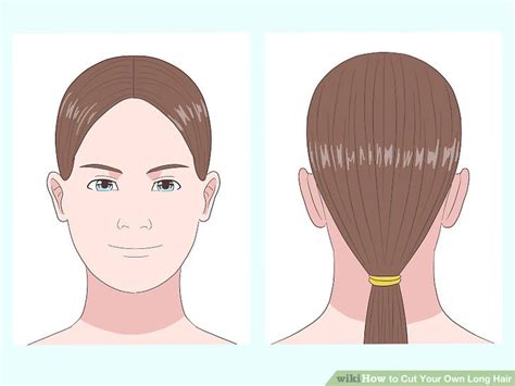 9 Ways to Cut Your Own Long Hair - wikiHow