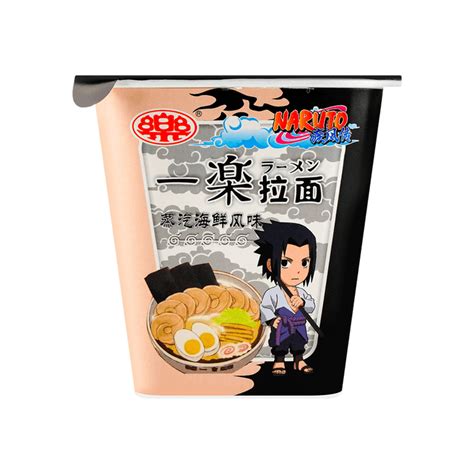 Lamen Oriental Naruto Copo Sabor Frutos Do Mar Sasuke Gramas Hachi