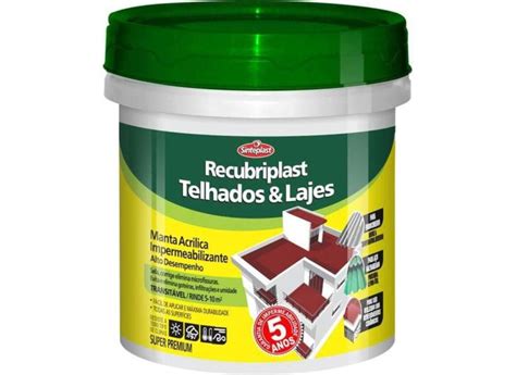 Manta Liquida Impermeabilizante Telhados Lajes 4Kg Concreto O