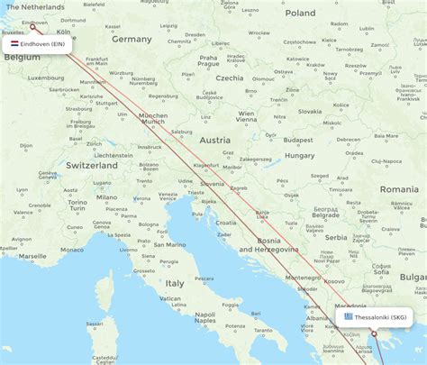 Flights from Eindhoven to Thessaloniki, EIN to SKG - Flight Routes