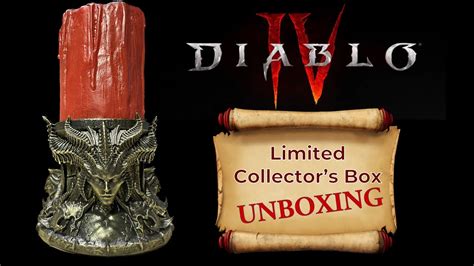 Diablo Iv Collectors Box Unboxing Youtube